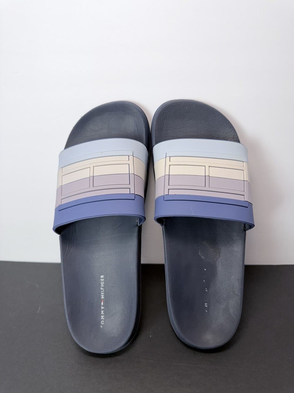 Tommy Hilfiger slides size 9 Blue